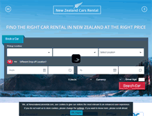 Tablet Screenshot of newzealandcarsrental.com